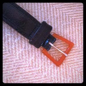 Cole Haan Black Leather Belt